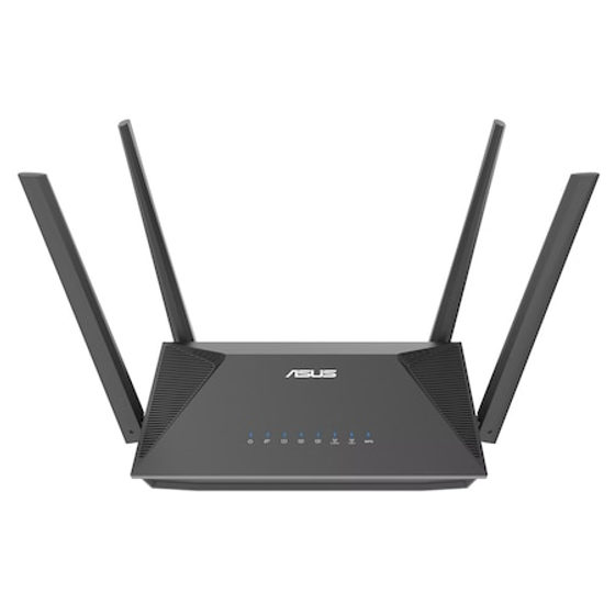 Router Wireless ASUS AX1800, Dual-Band, Dual-Core 1.3GHz CPU, 128MB/256MB, Gigabit, Instant Guard, Traditional QoS, VPN server/client, IPTV, OFDMA, Beamforming, AiMesh