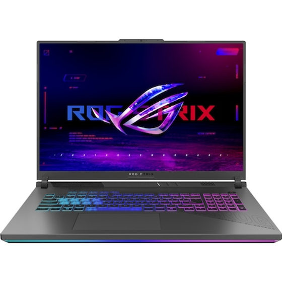 Laptop ASUS ROG Strix G18 (2025) G814FM-S8010, AMD Ryzen 9 9955HX, 18 inch, RAM 16GB, SSD 512GB, nVidia GeForce RTX 5060 8GB, Fara sistem de operare, Eclipse Gray