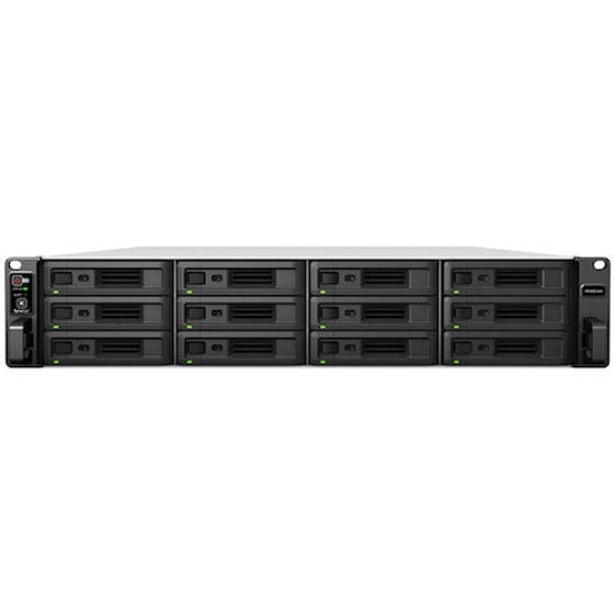 Network Attached Storage Synology RackStation RS3621xs+, 12-bay, Octa Core Intel Xeon D-1541, 8 GB DDR4 ECC UDIMM, 2 x USB 3.2 gen1, 2 x Expansion Port