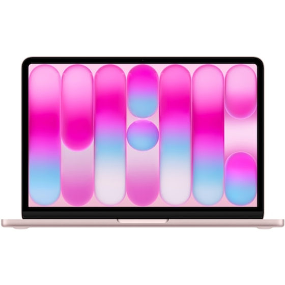 Laptop Apple MacBook Neo 13" cu procesor Apple A18 Pro, 6 nuclee CPU, 5 nuclee GPU, 16 nuclee Neural Engine, 8GB RAM, 512GB SSD, Blush, Tastatura US English