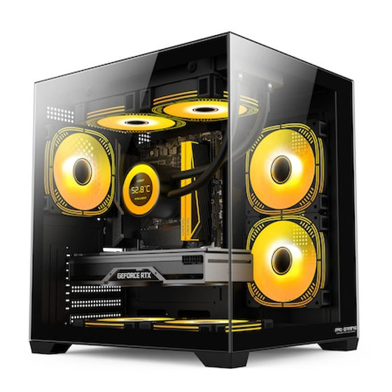Sistem Desktop Pc Gaming Ambra Intel Core I5 13400 pana la 4.6Ghz, 32GB RAM DDR4, 1TB SSD, Placa Video RTX 3050 6GB, GDDR6, Wi-Fi 6, Windows 11 Home