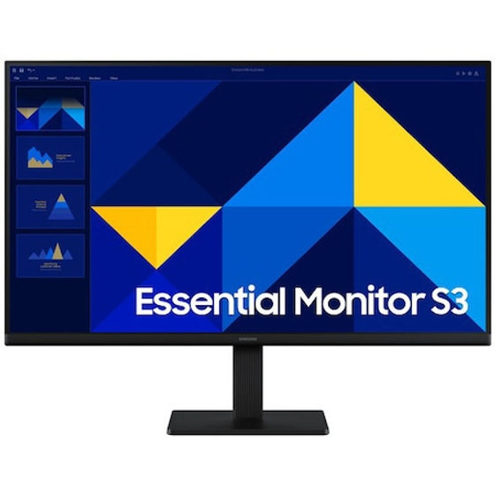 Monitor Business Samsung Essential S3 S30GD, 27", Full HD (1920x1080), IPS, 100Hz, 5ms (GTG), Flicker Free, Eye Saver Mode, HDMI, Negru