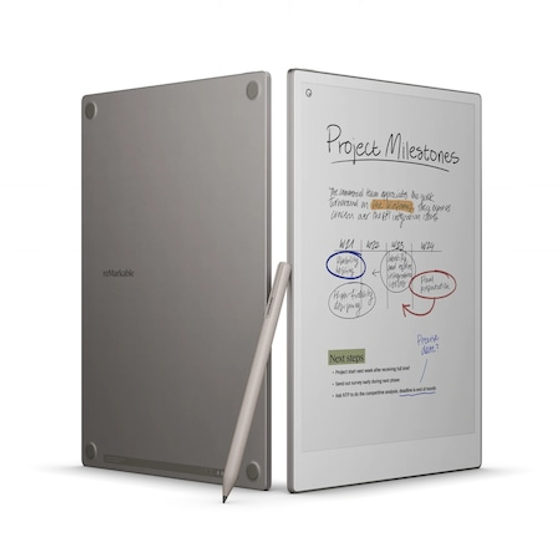 Tableta ePaper reMarkable Paper Pro, Display Canvas Color 11.8", Procesor Cortex-A53 1.8GHz Quad-Core, 2GB RAM, 64GB Flash, Wi-Fi, Argintiu