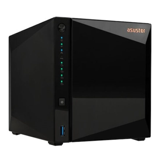 Network Attached Storage, Asustor, DRIVESTOR 4 Pro Gen2 AS3304T v2 NAS Realtek RTD1619B (4x1.7GHz), dimensiune memorie: 2GB, DDR4, numar de unitati instalabile: 4 buc, 2 "5" / 3 "5", SATA3, RAID: RAID 0, 1, 5, 6, 10, JBOD, USB3.0: 3 buc, LAN 2, 5 Gb/s
