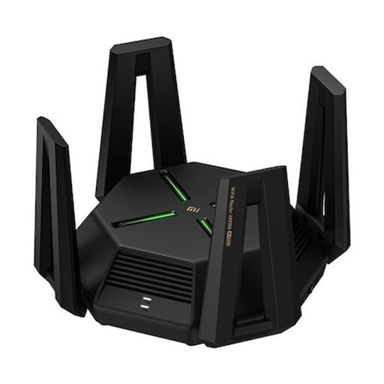 Router Gaming Wireless Xiaomi Mi, AX9000, Tri-band, Wi-Fi 6, USB 3.0, Active cooling, Beamforming, MU-MIMO, OFDMA, 2.Gbps port