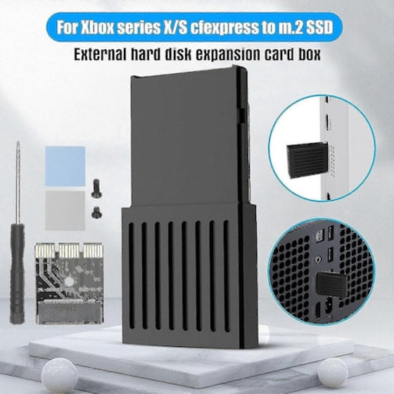 Cutie de conversie hard disk extern 1TB pentru Xbox Series X/S, suport M2 NVME 2230 PCIE4.0, dimensiuni compacte