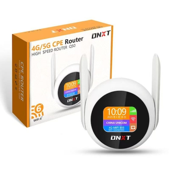 Router 4G LCD CPE de mare viteza 2 antene, 1 port LAN