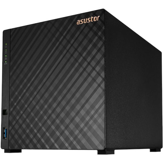 Network Attached Storage, Asustor Drivestor 4 Gen 2, AS1204T, 4 Bay NAS, Quad-Core 1.7GHz CPU, 2.5GbE Port, 1GB DDR4, 3 x USB 3.0