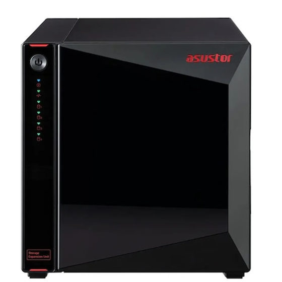 Expansor de stocare, Asustor, 4 AS5004U NAS, numar de unitati incorporate: 4 buc, 3 „5”, SATA3, RAID: RAID 0, 1, 5, 6, 10, JBOD, USB-C 3.2 Gen2x1, Negru