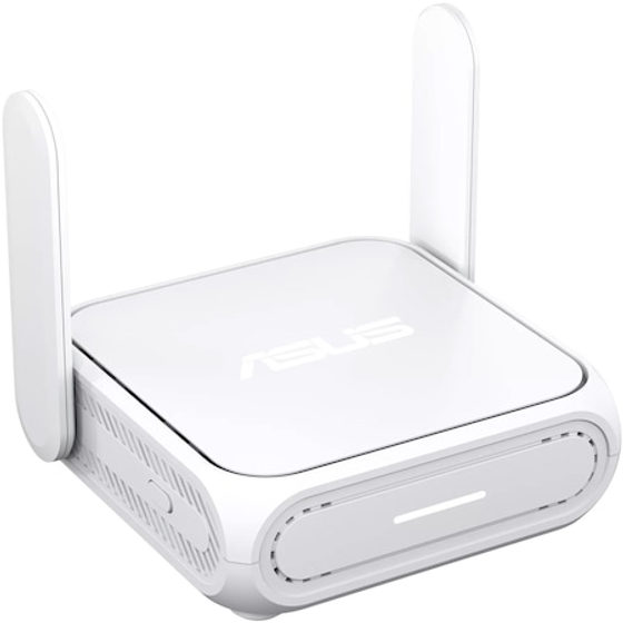Router Travel Wireless ASUS RT-BE58 Go, BE3600 , Dual-Band, Quad-Core 2.0GHz CPU, 256MB/1GB Flash/RAM, 2.5G port, AiProtection Classic, Adaptive QoS, VPN Fusion, IPTV, MU-MIMO, UTF-8 SSID, 4G & 5G Mobile Tethering, AiMesh