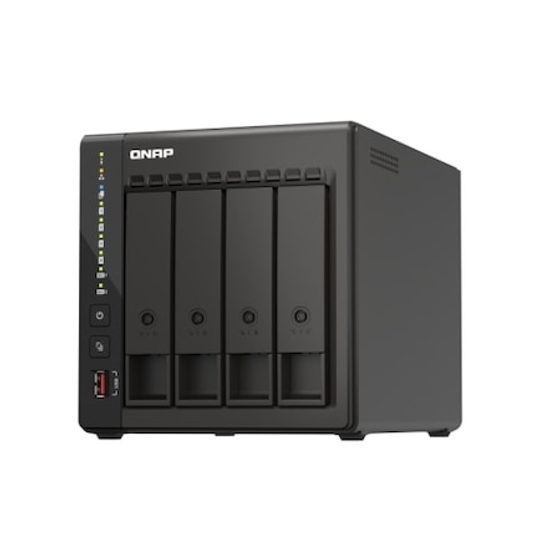 NAS Qnap TS-453E-8G CPU Intel J6412 4-core 8GB RAM, 4 Bay-SATA, 2 x M.2 NVMe, 2 x 2.5 GbE, 2 x USB3.2, 2 x HDMI