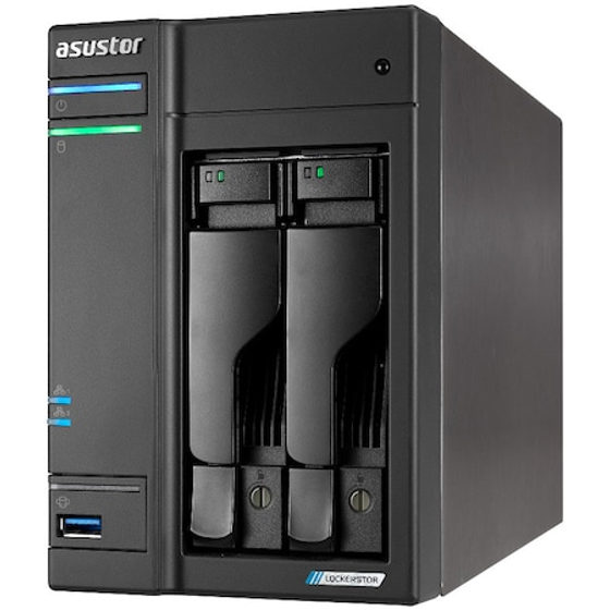Network Attached Storage, Asustor, Lockerstor 2 Gen 2 AS6702T, 2 Bay, Quad-Core 2.0GHz, 4GB RAM DDR4