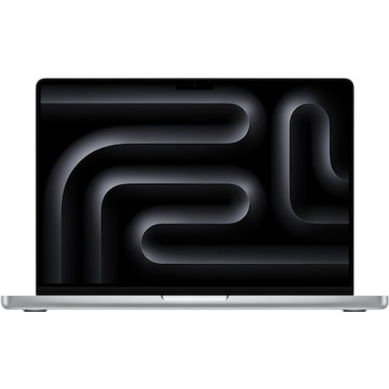 Laptop Apple MacBook Pro 14" cu procesor Apple M4 Max, 14 nuclee CPU si 32 nuclee GPU, 36GB RAM, 1TB SSD, Silver, Tastatura Internationala, Manual RO