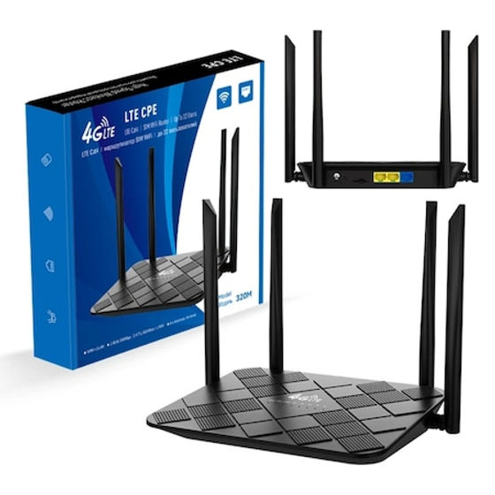 Router wireless 4G de mare viteza cu slot pentru cartela SIM