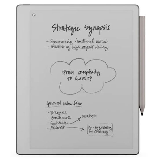 Tableta ePaper reMarkable Paper Pure + Marker, Display 10.3", 2GB RAM, 32GB Flash, Wi-Fi, Argintiu
