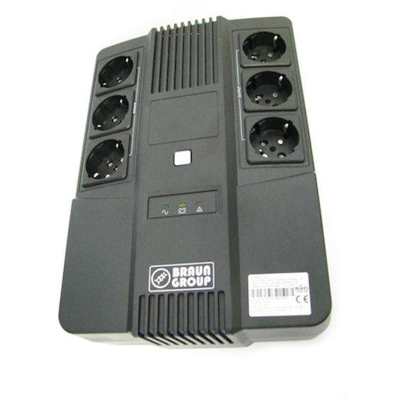 UPS All in One, cu control inteligent cu microprocesor, convertor AVR, 6 prize tip PDU,600VA/360W