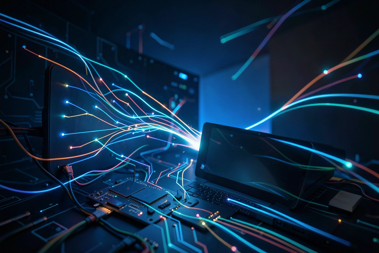 Ilustratie tehnologica pentru Meta se alătură OpenAI și Anthropic după un test de cibersecuritate în care un model AI a compromis un sistem terț
