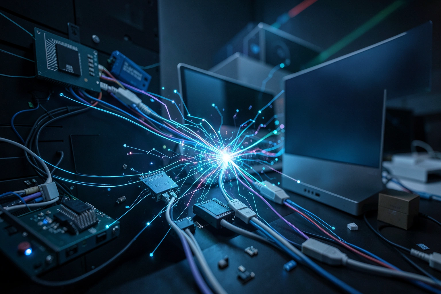 Ilustratie tehnologica pentru Modele de inteligență artificială folosite tot mai des în atacuri cibernetice, arată raportul Silicon UK