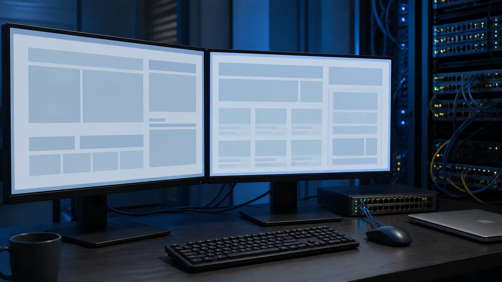 Monitoare și servere folosite pentru analiza structurii și performanței conținutului unui site