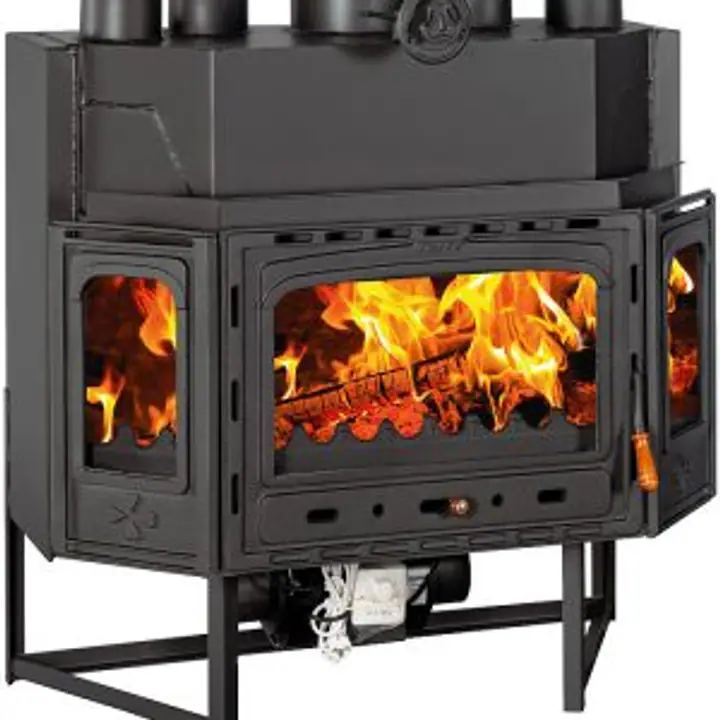 Semineu focar pe lemne incastrabil cu ventilator model TCFan – 26kW