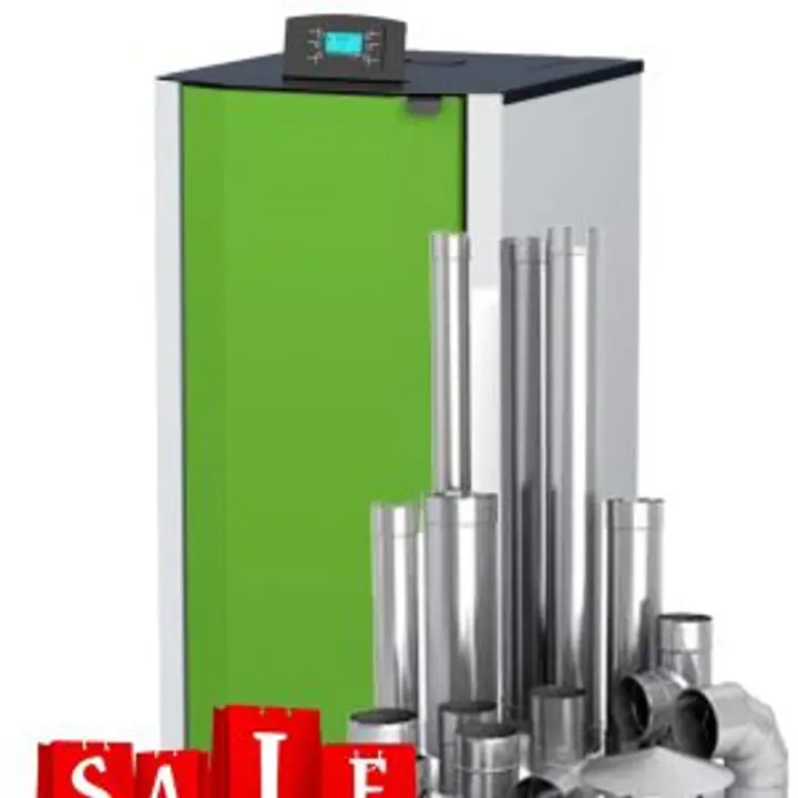 Centrala peleti Mareli compacta Matera AUTO 24kW Mareli – kit evacuare inox