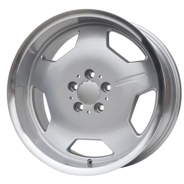 Set 4 jante aliaj PDW, 16x7.5 inch, 5x112, ET35, MS - lustruit + argintiu