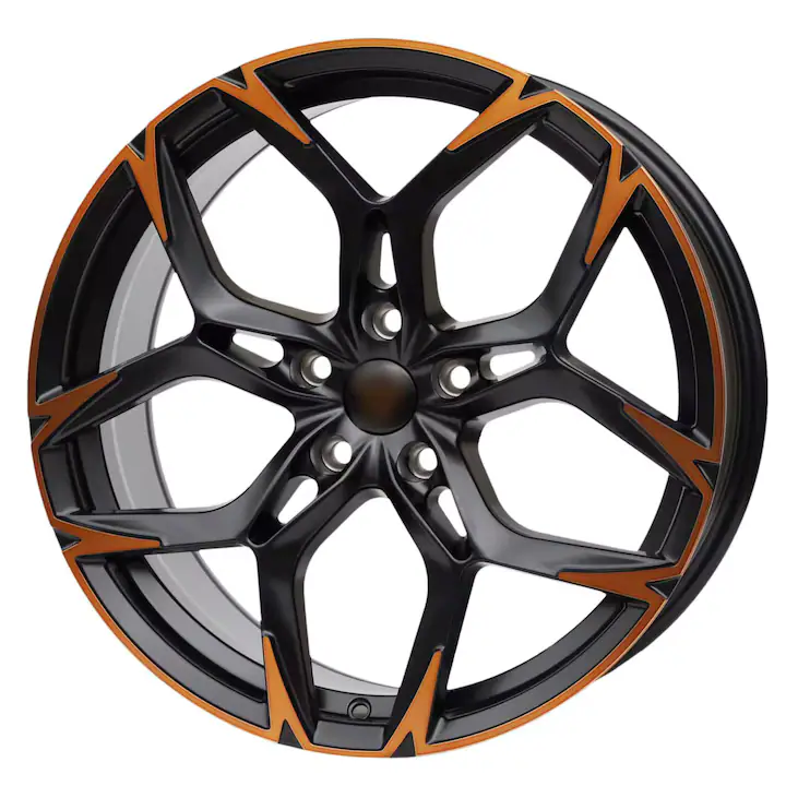 Set 4 jante aliaj PDW, 544/5572, 18x8 inch, 5x112, ET40, BL - black