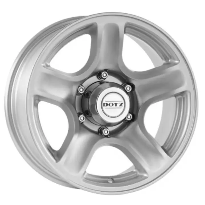 Set 4 jante aliaj Dotz, DOTZ HAMMADA, 17x8 inch, 5x114.3, ET20, SI - argint