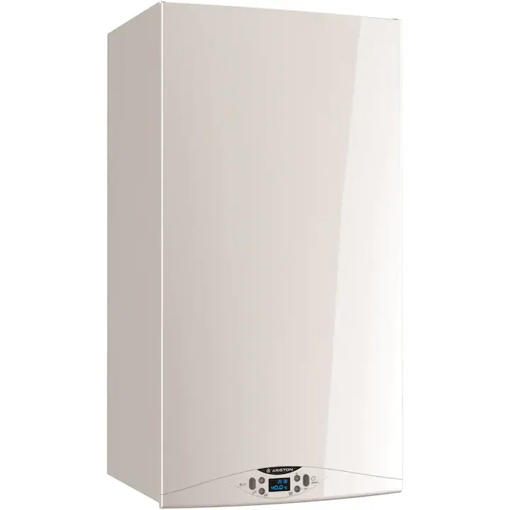 Centrala murala in condensare Ariston HS PREMIUM 30 EU2, 30 kw, gaz natural, conversie GPL, amortizor de zgomot, afisaj LCD