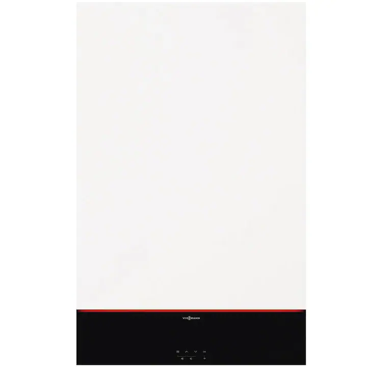 Centrala termica boiler incorporat 46 litri Viessmann Vitodens 111-W 25 kW B1LF condensare, WIFI touch screen, kit evacuare inclus