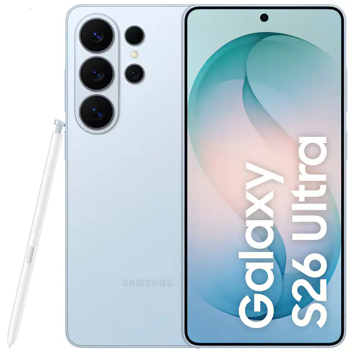 Telefon mobil Samsung Galaxy S26 Ultra, Dual SIM, 16GB RAM, 1TB, 5G, Sky Blue