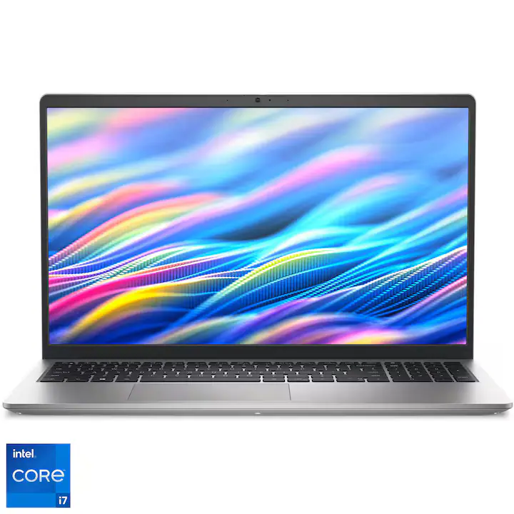 Laptop Dell 15 DC15250 cu procesor Intel® Core™ i7-1355U pana la 5.00 GHz, 15.6" FHD 120Hz, 16GB DDR4, 1TB SSD, Intel(R) UHD Graphics, Ubuntu 22.04, 3Yr ProSupport