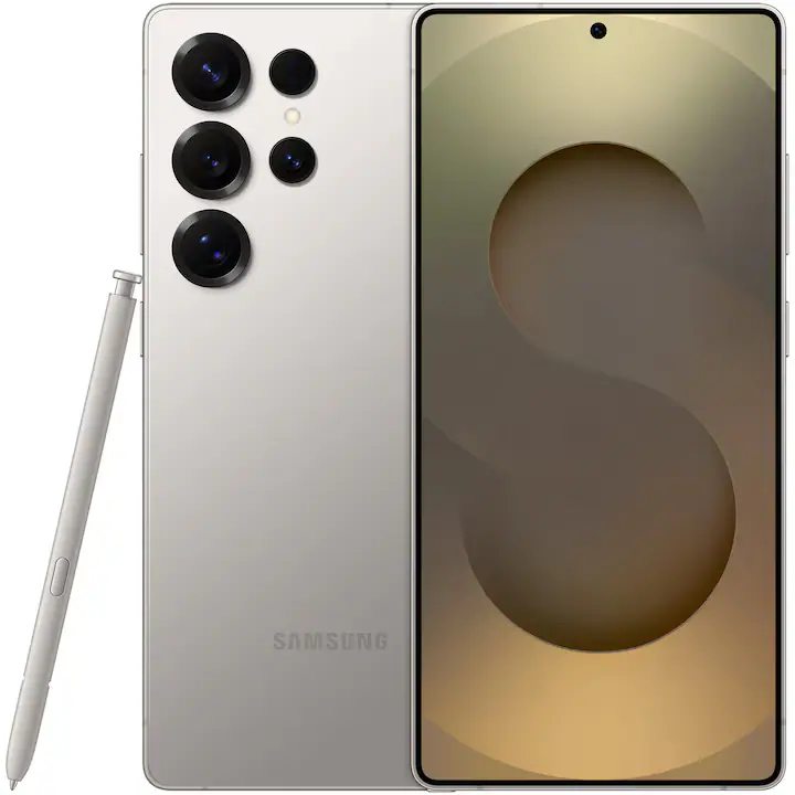 Telefon mobil Samsung Galaxy S25 Ultra, Dual SIM, 12GB RAM, 256GB, 5G, Titanium Gray