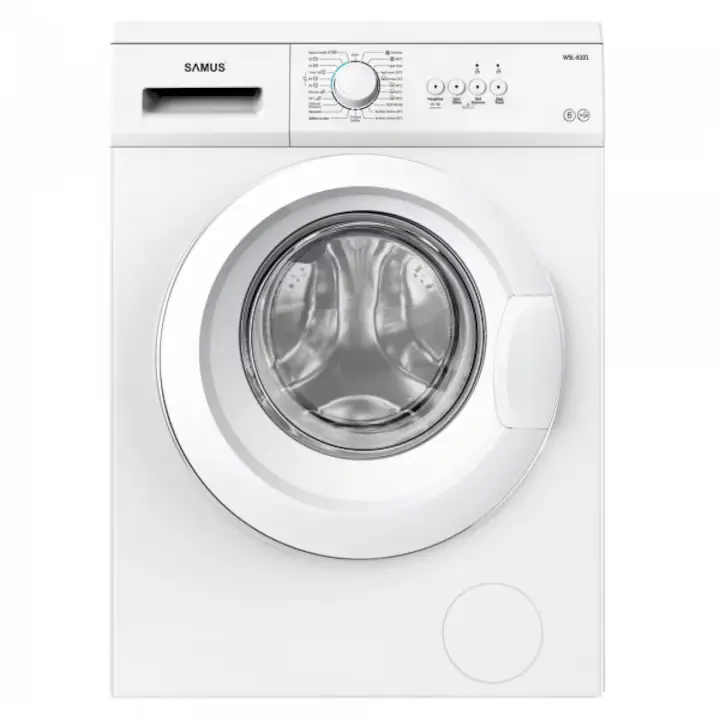Masina de spalat rufe Samus WSL-6101, 6 kg, Slim, 1000rpm, Clasa D, Alb