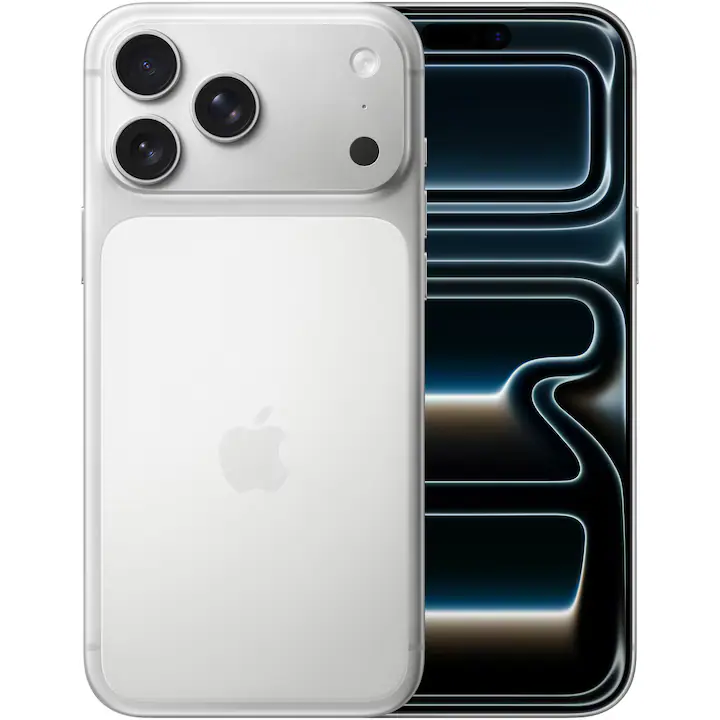 Telefon mobil Apple iPhone 17 Pro Max, 256GB, 5G, Silver