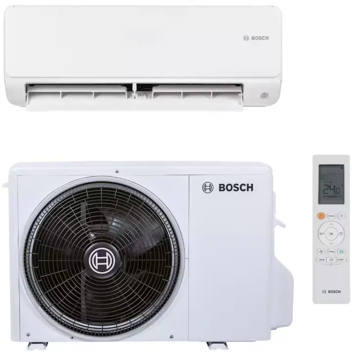 Aparat de aer conditionat Bosch Climate 6000i R32 Inverter 12000 BTU, repornire automata, senzor prezenta, I-clean, Turbo, Timer, Follow me, CL6001iU W 35 E - CL6001i 35 E