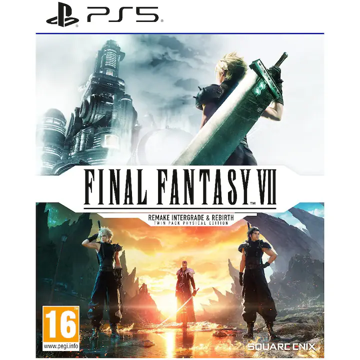 Joc Final Fantasy VII Remake Intergrade si Final Fantasy VII Rebirth pentru Playstation 5