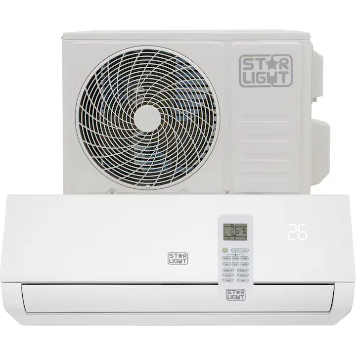 Aparat de aer conditionat Star-Light ACT-09XPWF, AI control, Control WiFi, 9000 BTU, Clasa A++, Functie incalzire, I Feel, Alb