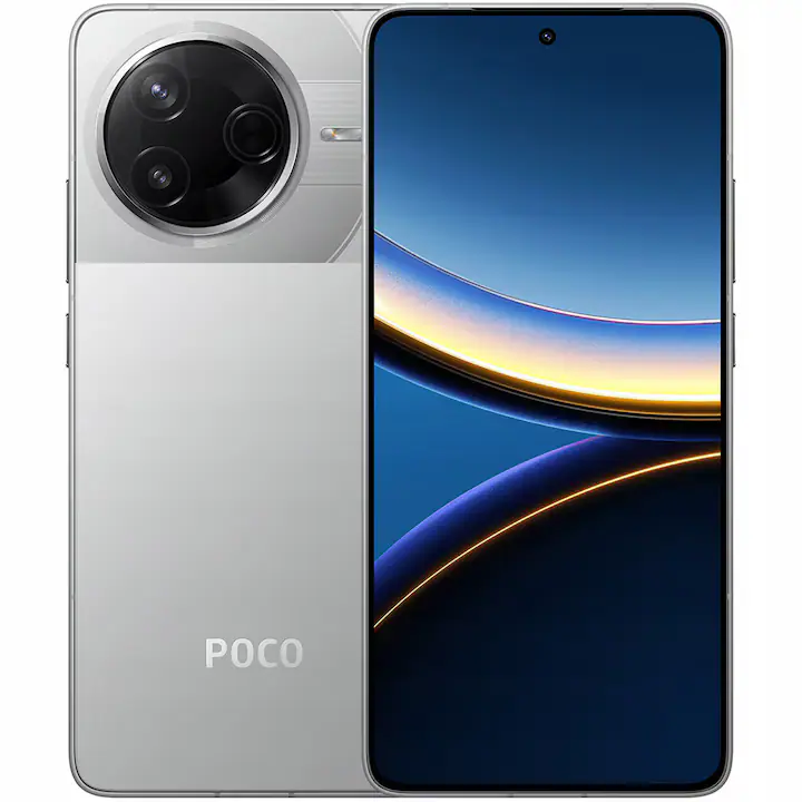 Telefon mobil Poco F7 Pro, 12GB RAM, 256GB, 5G, Silver