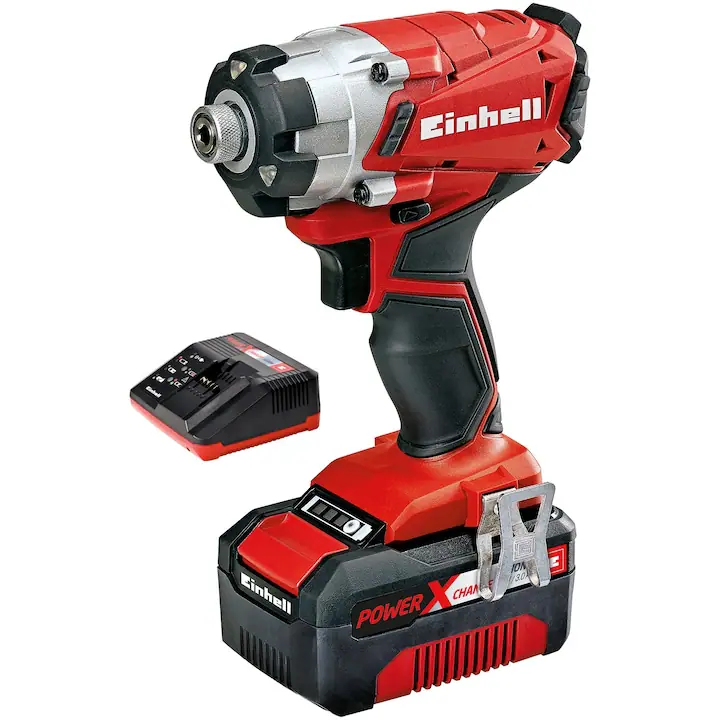 Masina de gaurit Einhell Power-X-Change pe acumulator 3.0 Ah TE-CI 18 Li
