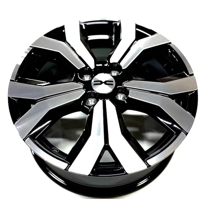 Set patru jante Dacia Logan, Dacia Stepway, Dacia Jogger, 16 inch, model Mahalia, sigle centrale incluse