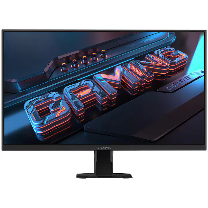 Monitor Gaming Gigabyte GS27QA, 27", QHD (2560x1440), SS IPS, 180Hz, 1ms (MPRT), FreeSync, HDR Ready, Black Equalizer, Crosshair, Aim Stabilizer, Flicker-Free, DisplayPort 1.4, HDMI 2.0, VESA 100x100mm, Negru