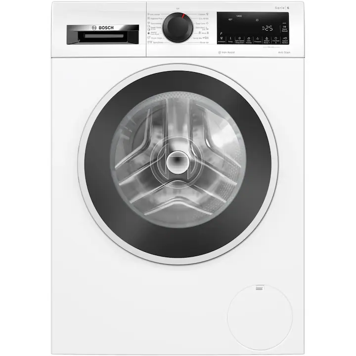 Masina de spalat rufe Bosch WGG244Z2BY, 9 kg, 1400 rpm, Motor EcoSilence Drive, Iron Assist, Anti Stain, Speed Perfect, Clasa A, 60 cm, Alb