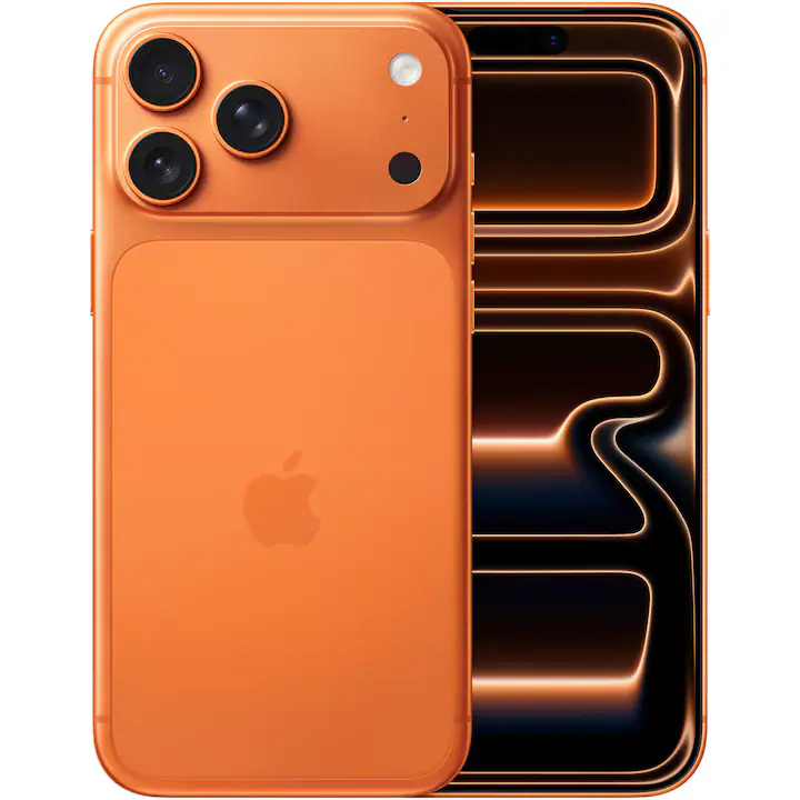 Telefon mobil Apple iPhone 17 Pro Max, 256GB, 5G, Cosmic Orange
