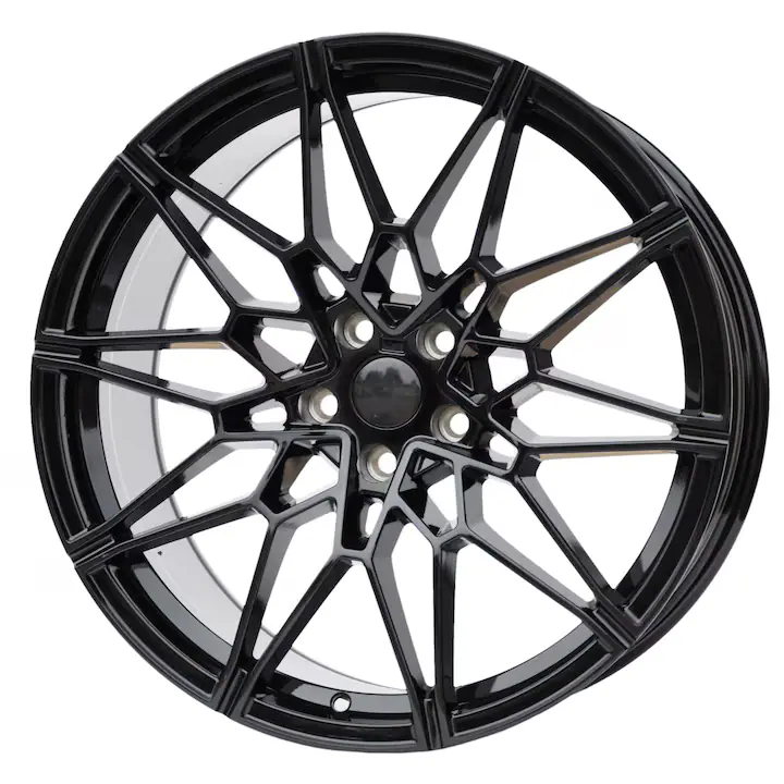 Set 4 jante aliaj PDW, 0293, 18x8 inch, 5x120, ET34, BL - black