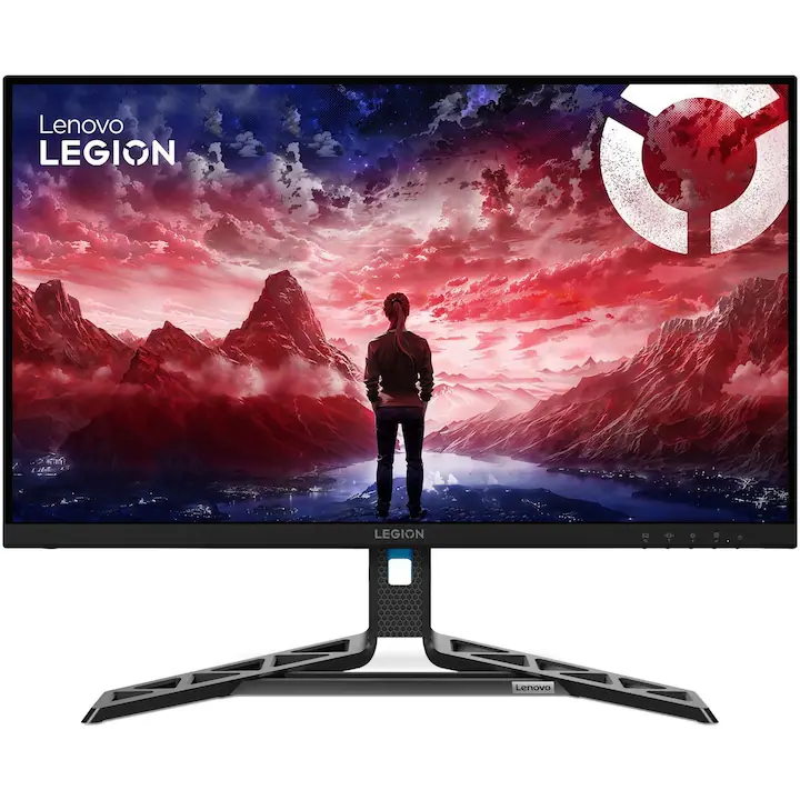 Monitor Gaming Lenovo Legion R27qe Gen 2, 27 ", QHD (2560x1440), IPS, 200 Hz, 0.5 ms (MPRT), Anti-glare, AMD FreeSync™ Premium, HDR10, Eye Comfort, VESA Adaptive Sync, HDMI® 2.1, DP 1.4, Pivot, VESA 100x100mm, Raven Black