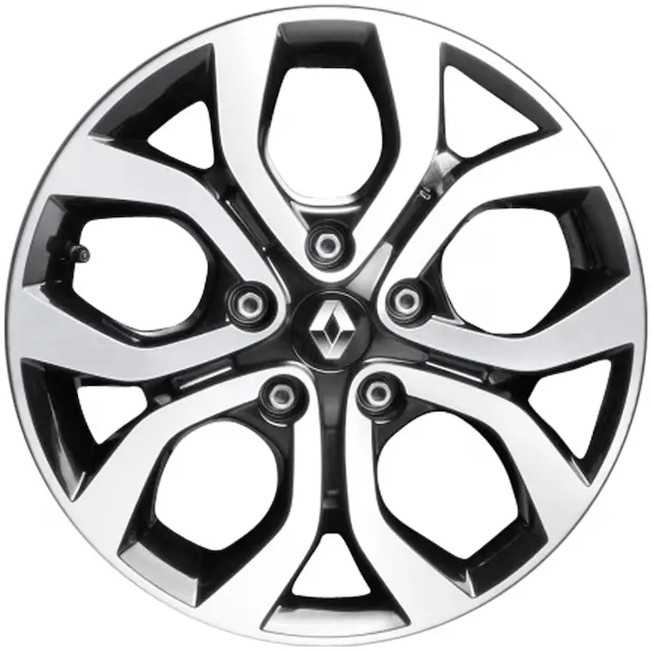 Janta aliaj Renault, 6.5x16, 5, ET50 model Haru , compatibila Duster I, negru lucios
