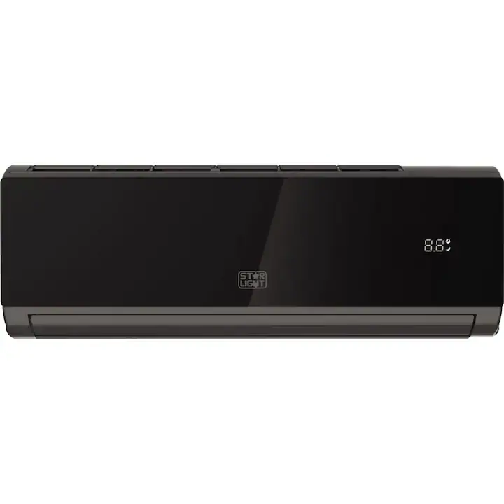 Aparat de aer conditionat Star-Light ACT-12BLWF, Control WiFi, 12000 BTU, Clasa A++, Functie incalzire, Display, Negru