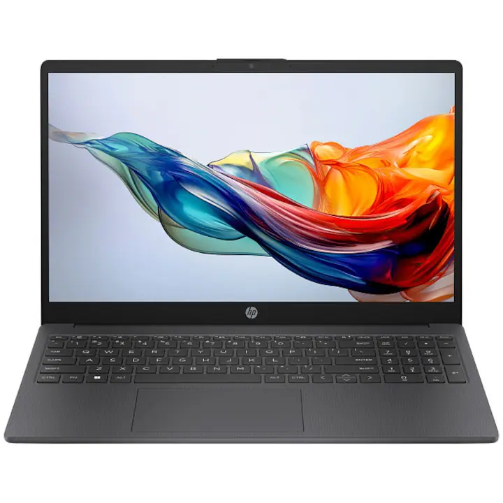 Laptop HP 15-fc0045nq cu procesor AMD Ryzen™ 3 7320U pana 4.10 GHz, 15.6", Full HD, 8GB RAM, 1TB SSD, AMD Radeon™, Free DOS