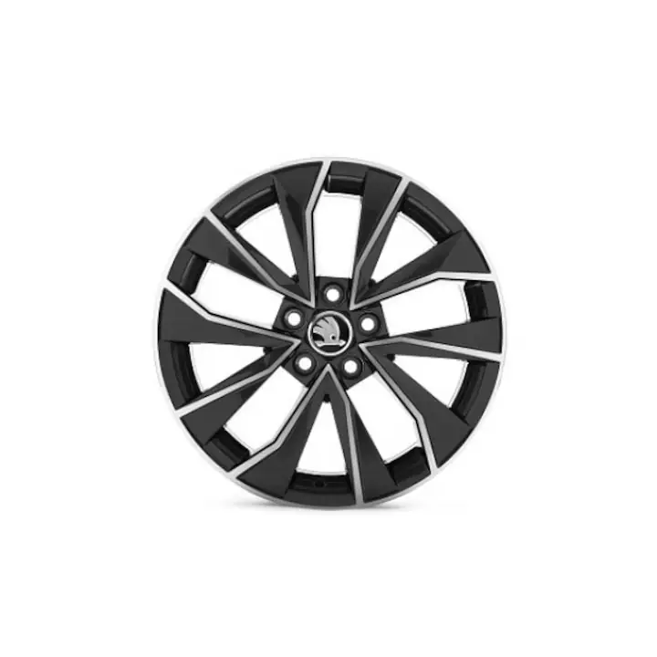 Janta aliaj Italia 16", Skoda Rapid & Fabia III, Negru metalic